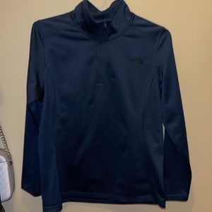 The north face women’s jacket size L. Color is dark blue